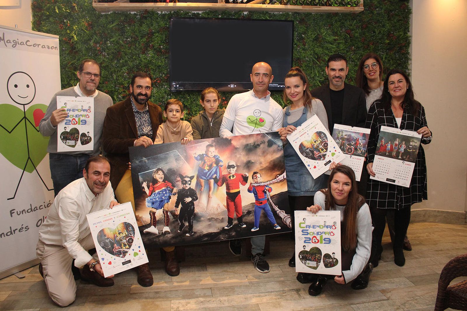 Presentación del calendario de la Fundación Andrés Olivares.