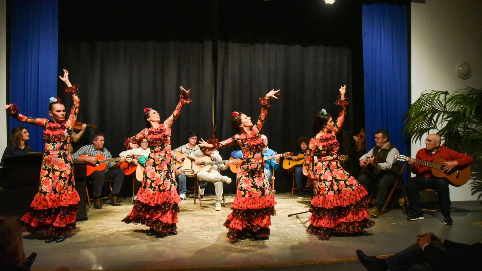 Un momento del recital de flamenco.