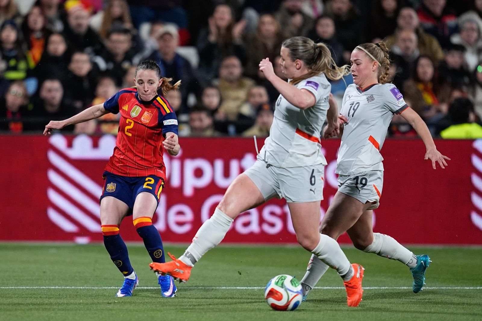 Las fotos del España-Islandia de fútbol femenino