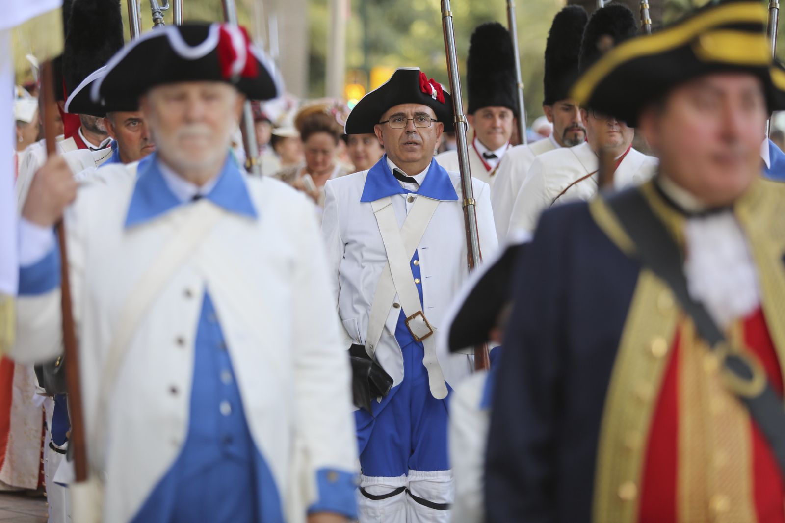 Las fotos del desfile en Málaga en recuerdo a Bernardo de Gálvez
