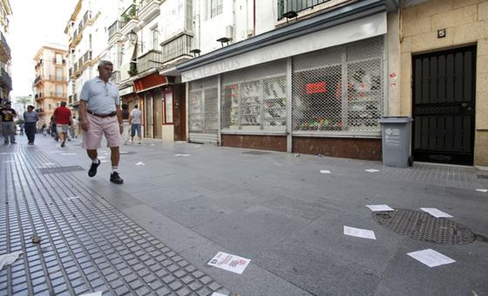 Los piquetes tomaron el centro de la capital desde primera hora de la mañana para impedir la apertura de comercios y empresas. /Jesús Marín
