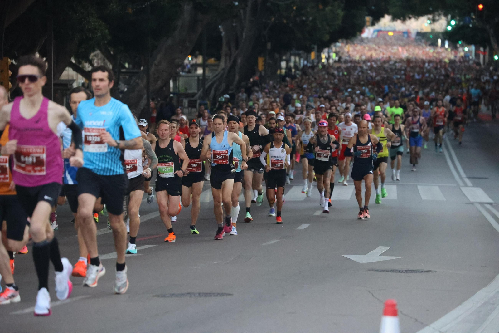 Las mejores fotos de la Maratón de Málaga 2024