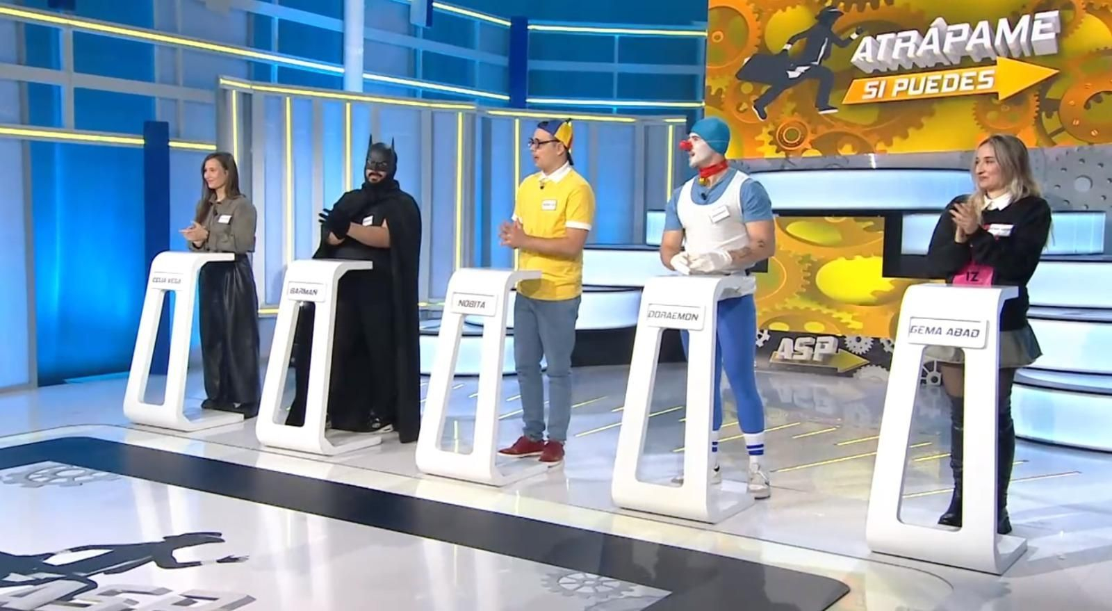 Barman, Nobita y Doraemon, jerezanos de 'Queahe' que concursan esta semana en Canal Sur televisión. Barman, Nobita y Doraemon, jerezanos de 'Queahe' que concursan esta semana en Canal Sur televisión.
