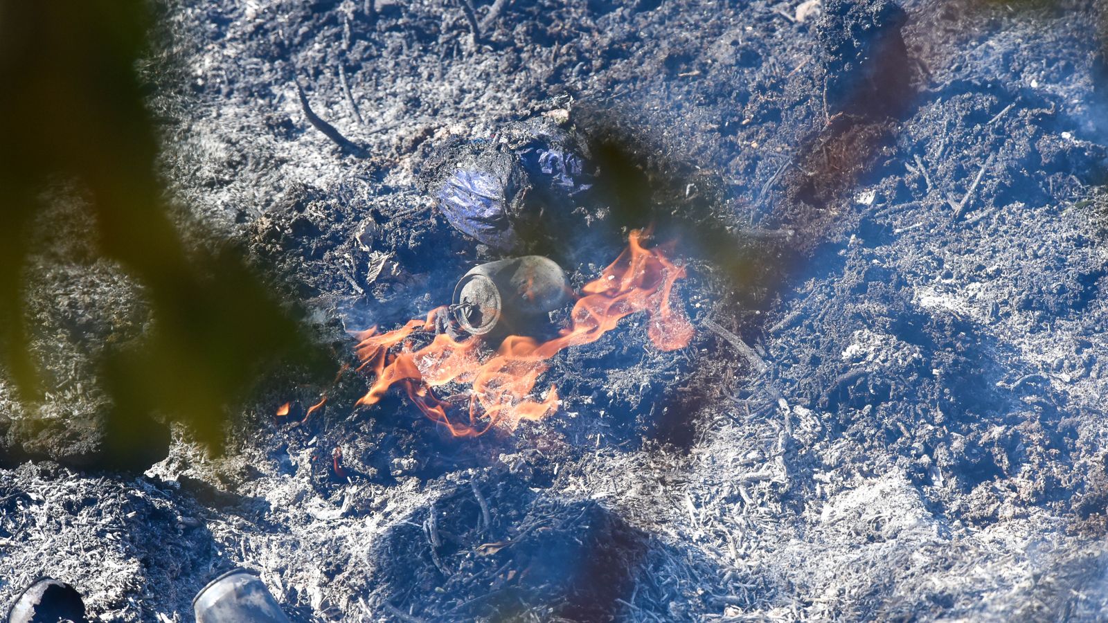 Las fotos del incendio en la barriada de San Bernabé