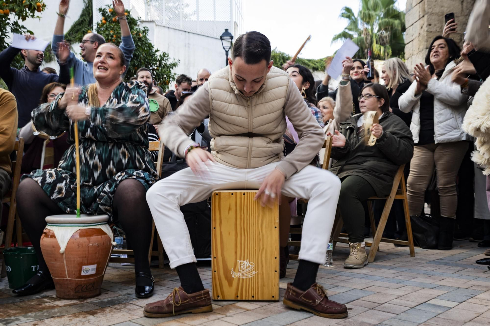 Imágenes de zambombas del día 20 de diciembre en Jerez