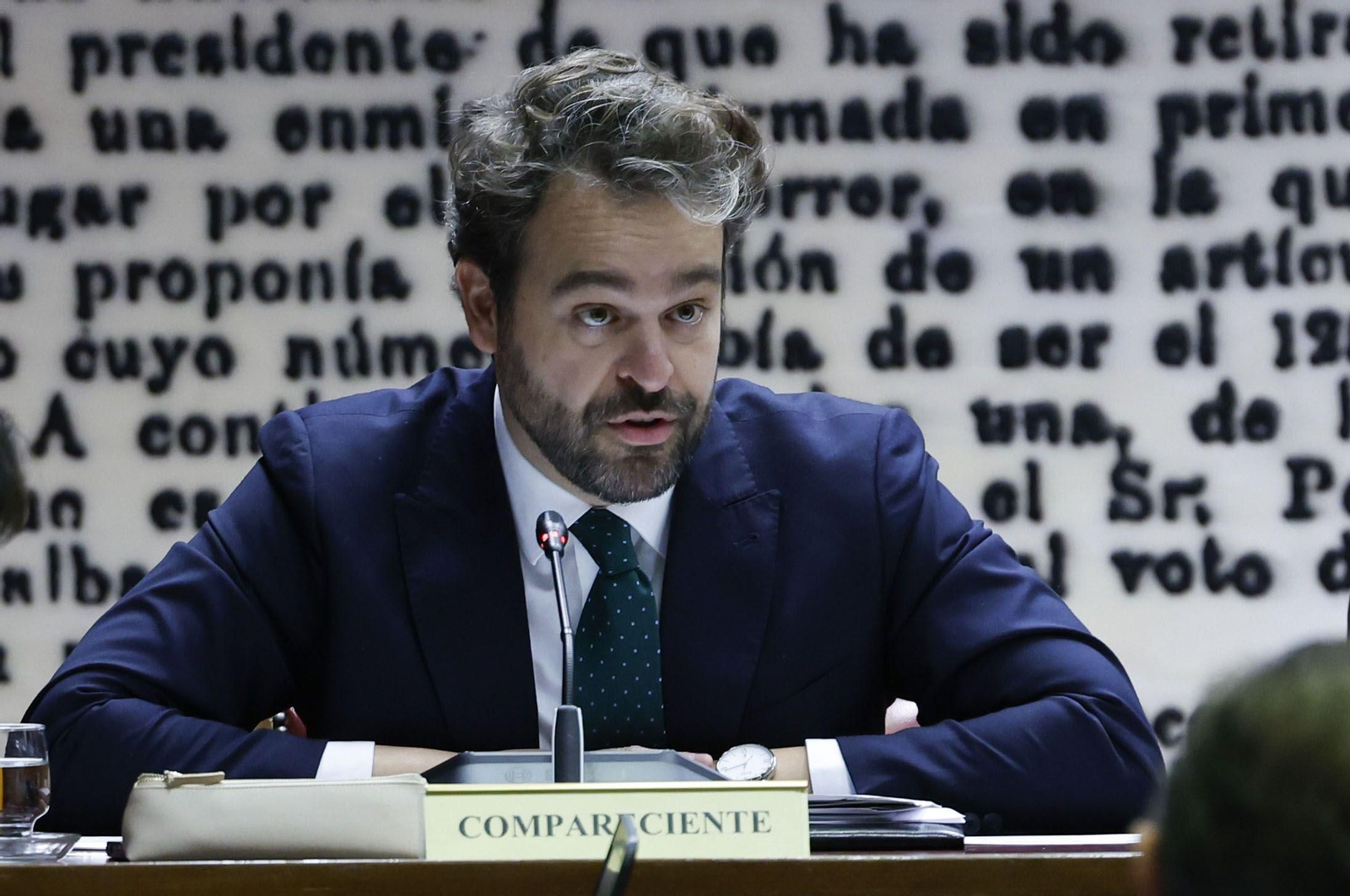 Juanfran Serrano, ex número dos de Cerdán, ante la comisión del Senado que investiga el caso Koldo.