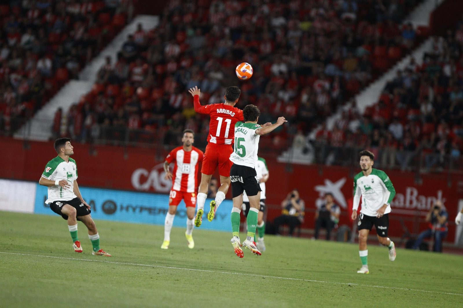 U.D. Almería-Racing de Santander, en imágenes