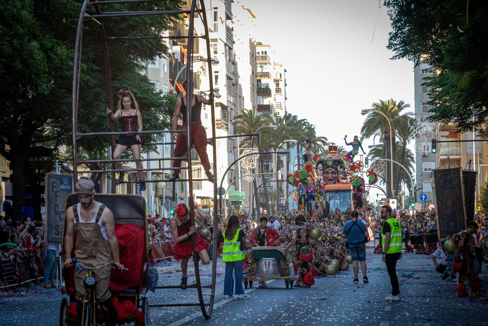 La cabalgata del Carnaval de Cádiz 2022, en imágenes