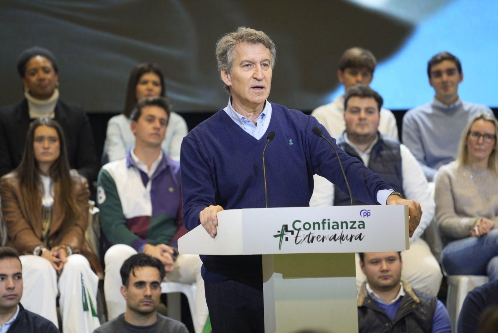 El presidente del PP, Alberto Núñez Feijóo.