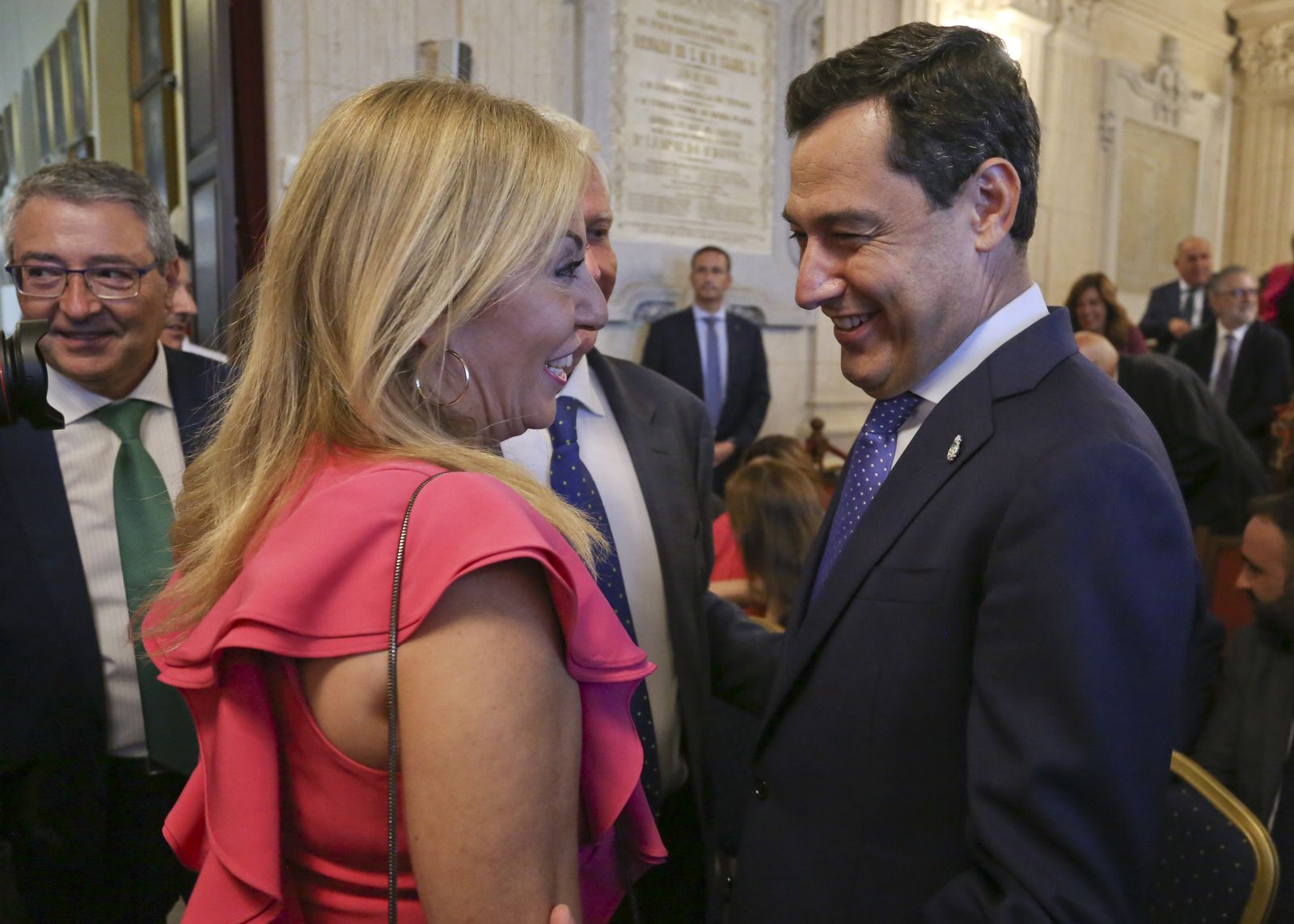 Homenaje a Celia Villalobos en el Ayuntamiento de Málaga (fotos)