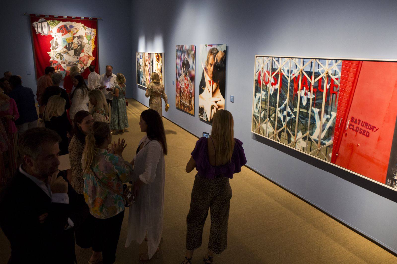 Inauguración de la muestra '15 minutos de fama' de Hubertus von Hohenlohe