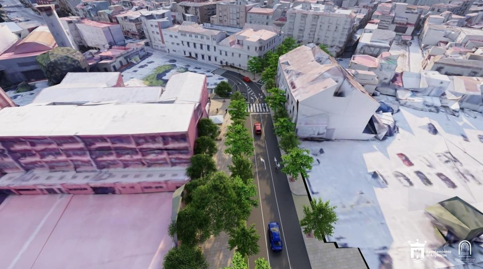 Infografías para el proyecto de reurbanización Avda. Gesto por la Paz – Plaza Juan de Lima