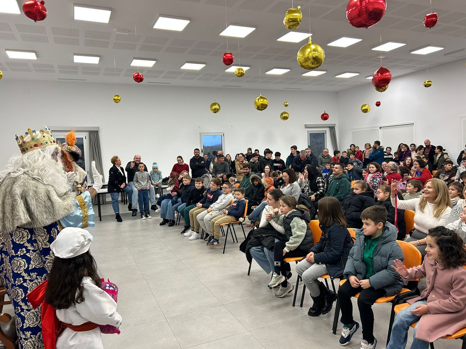 Los Reyes Magos con los más pequeños, en Sorbas.