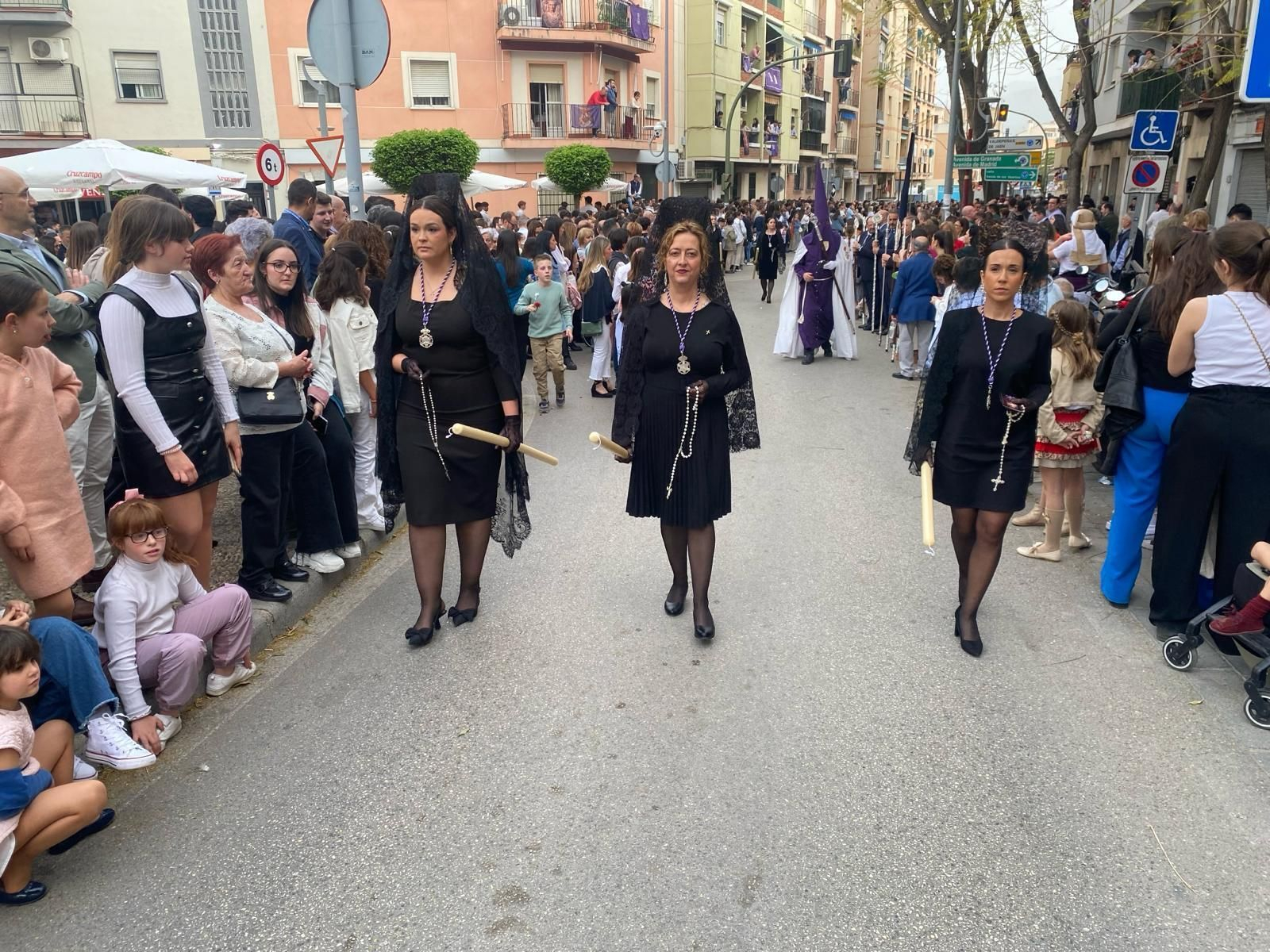 Tarde de Domingo de Ramos con cielos grises