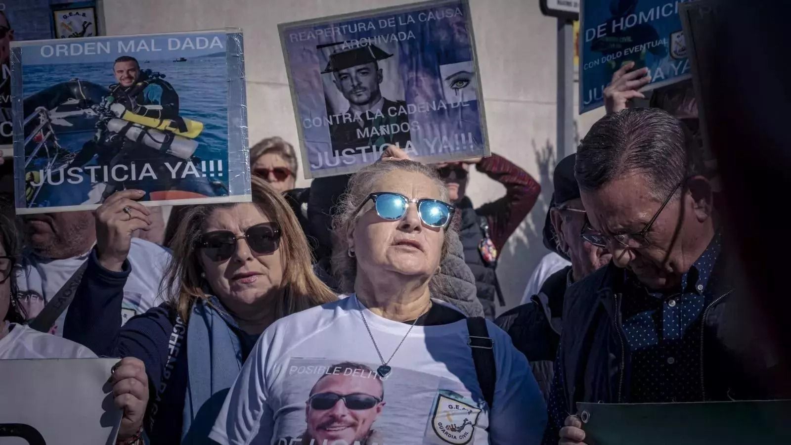 Paqui Gómez, madre de uno de los agentes fallecidos en Barbate.