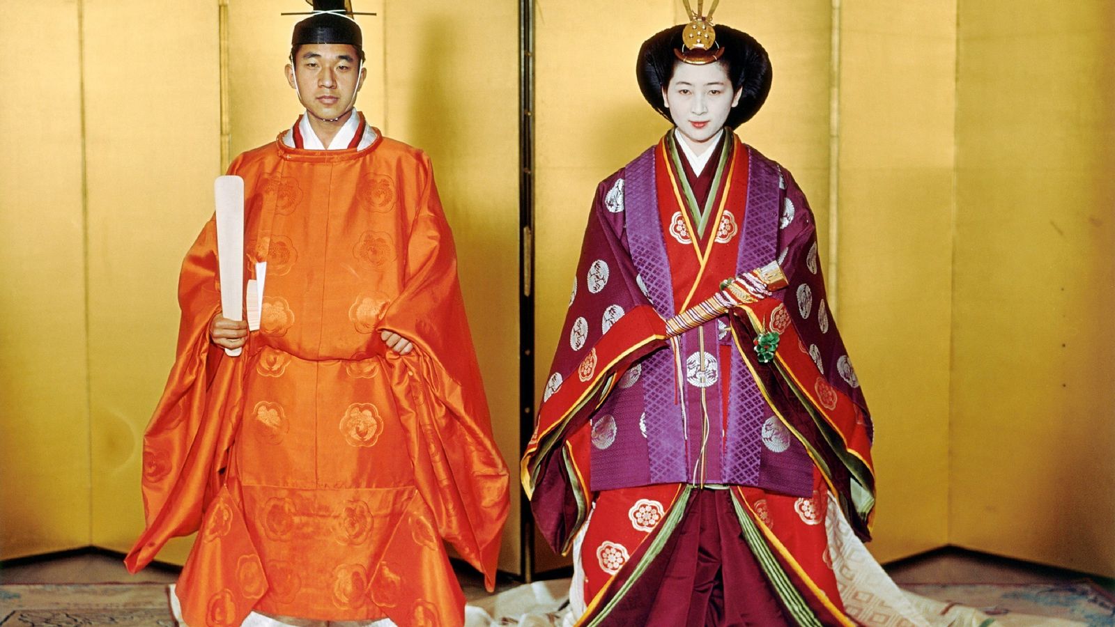 En su boda, el 10 de abril de 1959.