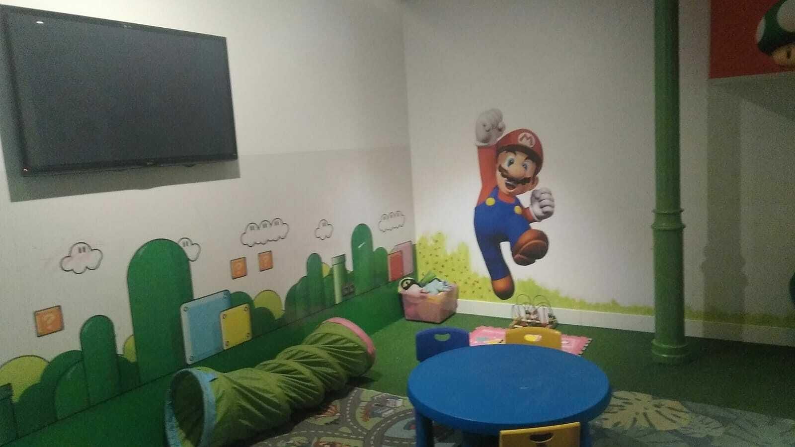 La Mafia cuenta con una zona Piccolino para el disfrute de los pequeños de la casa.