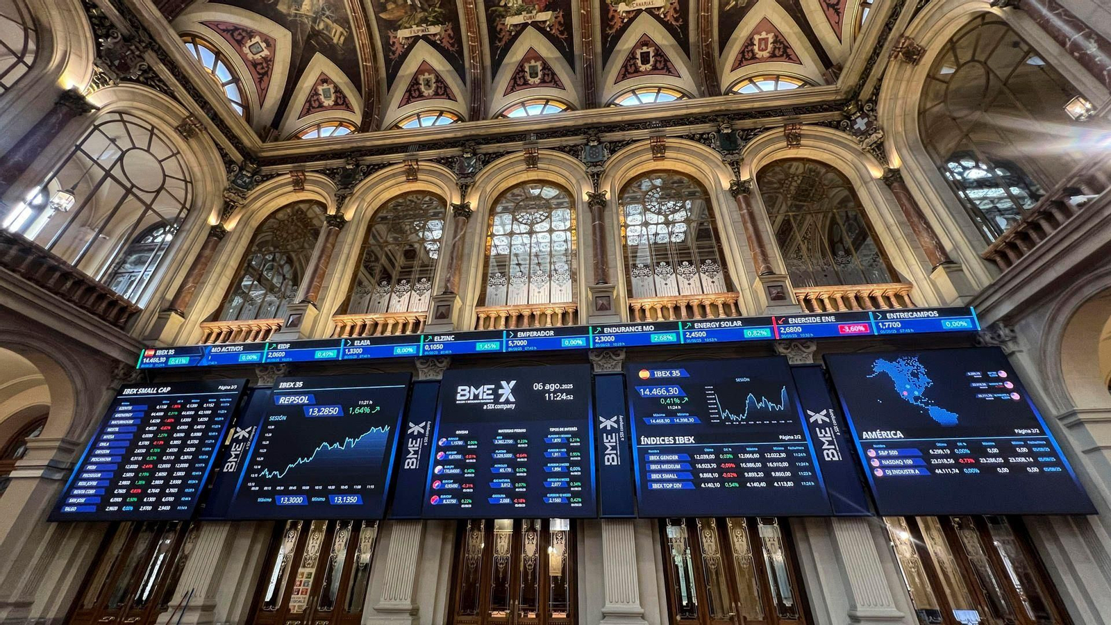 Imagen de la Bolsa de Madrid.