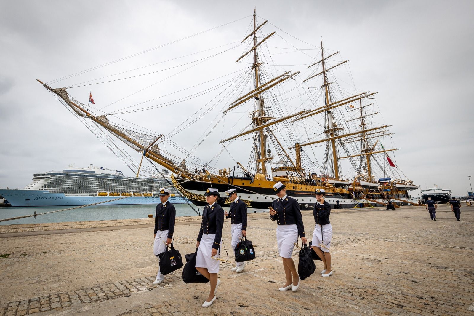 Así es el buque escuela Amerigo Vespucci