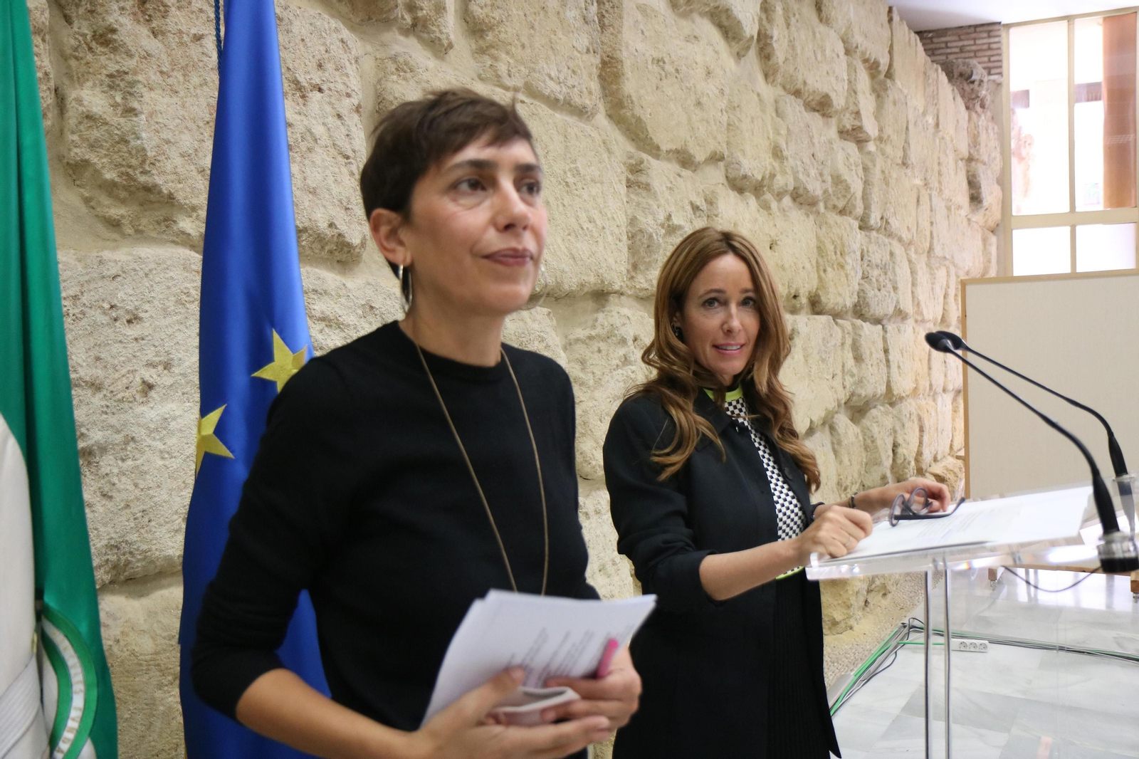 María Van den Eyden y Marian Aguilar.