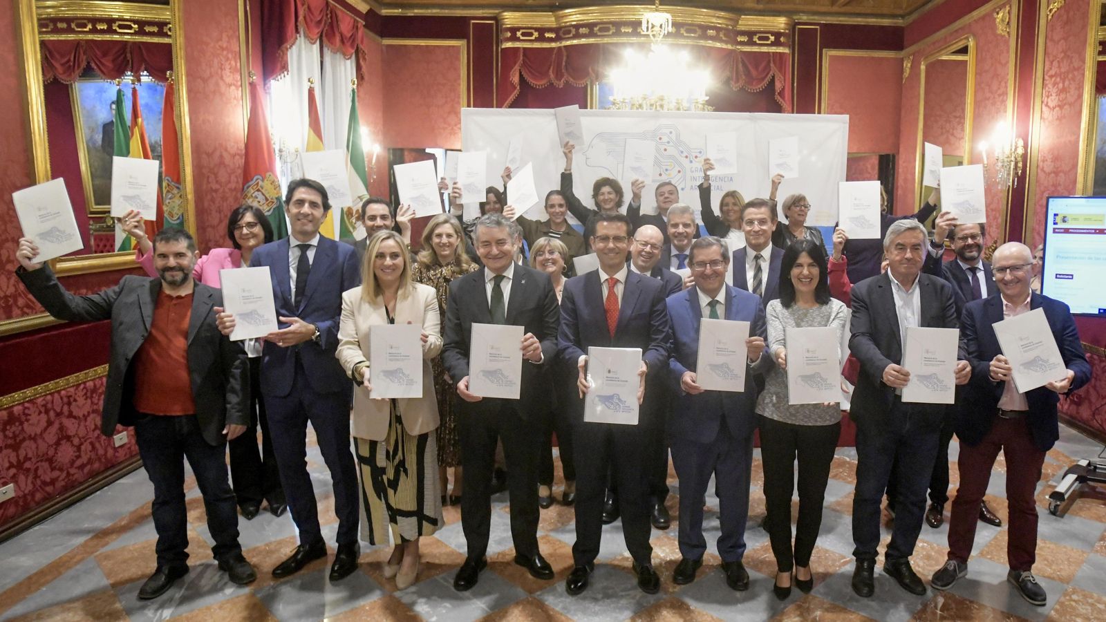 Imagen de archivo de la presentación de la candidatura de Granada a la AESIA.