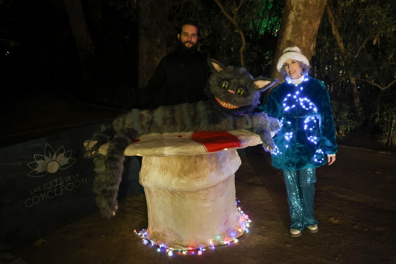 El espectaculo 'La Navidad en el Jardín de las Maravillas¡ en el Jardín Botánico, en imágenes