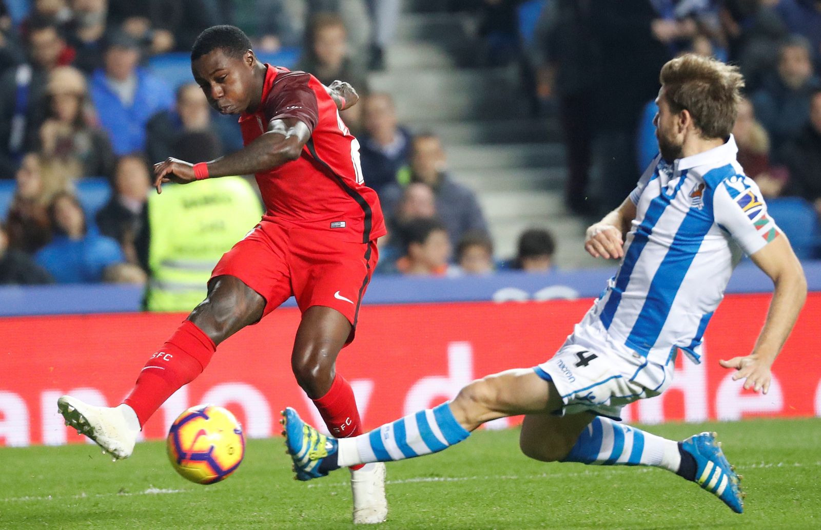 El Real Sociedad-Sevilla, en imágenes