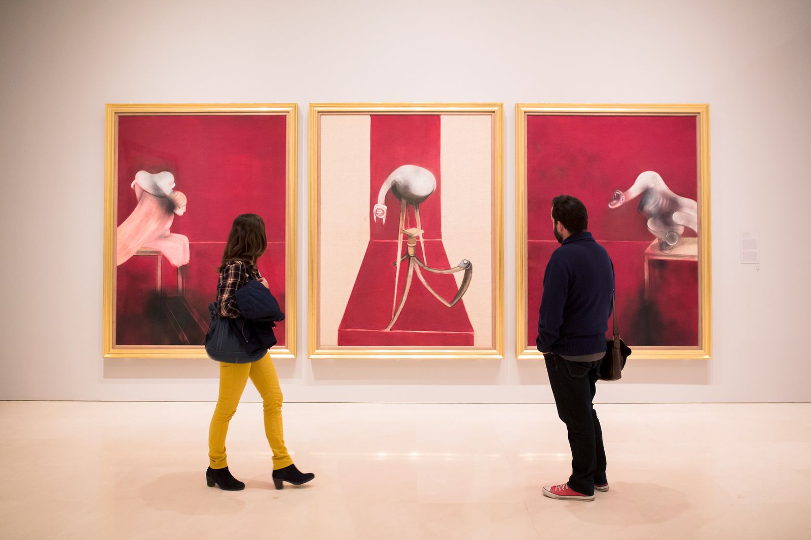 'Segunda versión de 'Tríptico', de Francis Bacon, en la exposición.