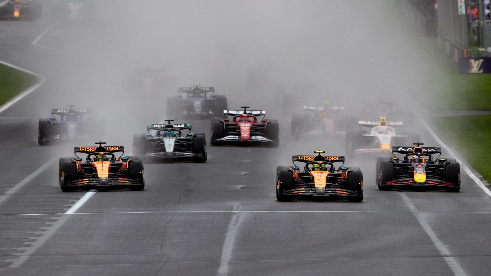 Los fotos del arranque de la Fórmula 1 en Melbourne