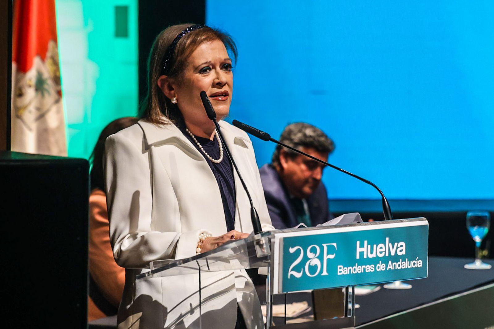 Fotografías del acto de entrega de las Banderas de Andalucía con motivo del 28F