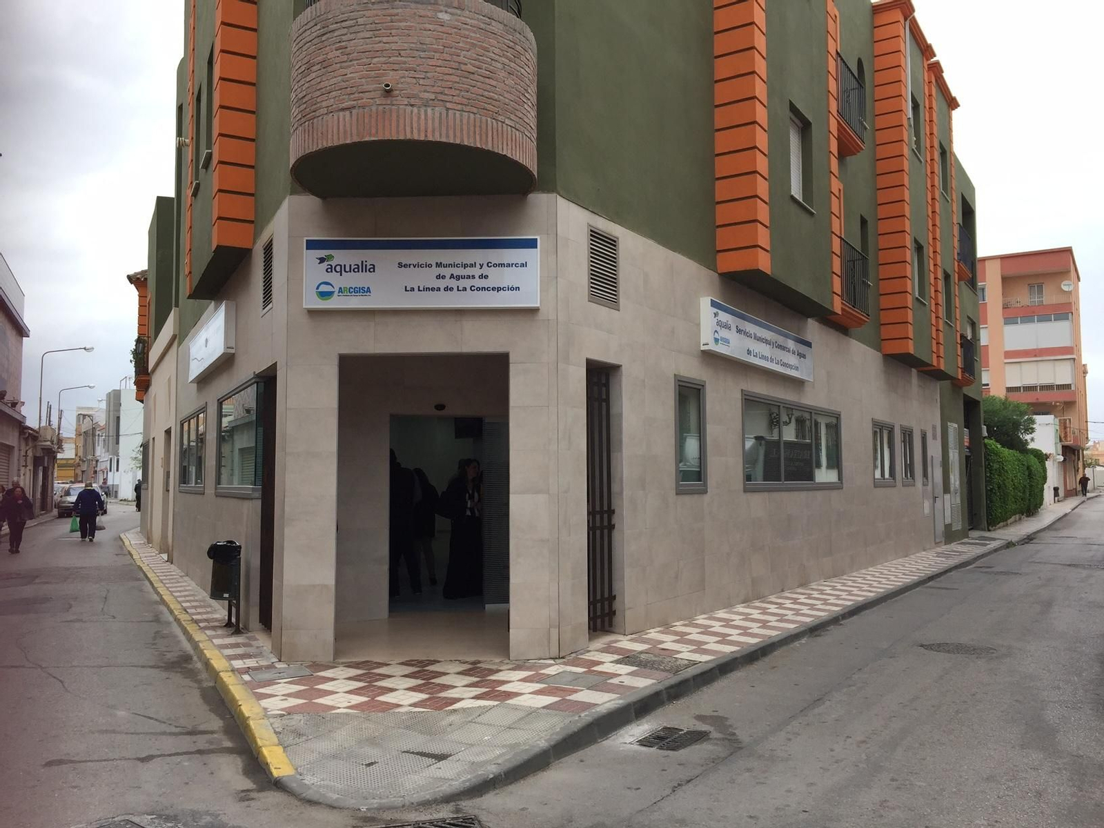 Las oficinas de Aqualia en La Línea.