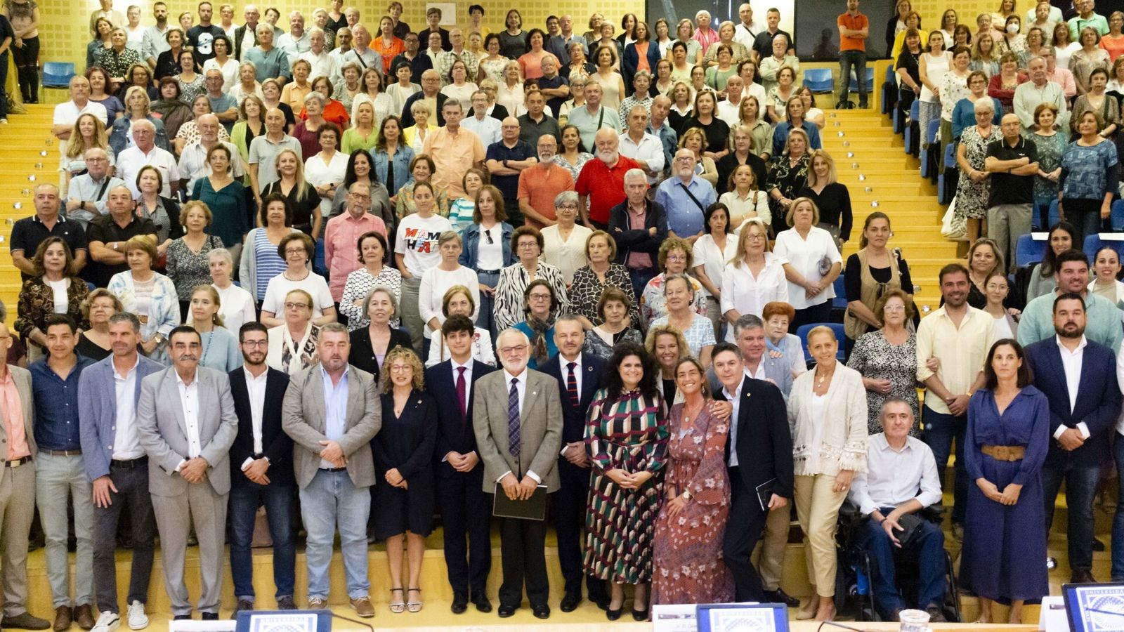 Alumnos del nuevo curso del Aula Abierta de Mayores de la UPO.