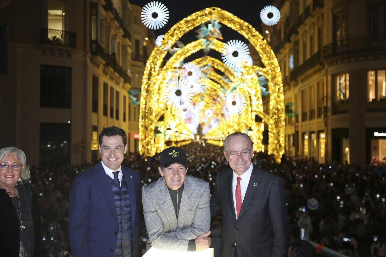Las fotos de las luces de Navidad en Málaga Las fotos de las luces de Navidad en Málaga