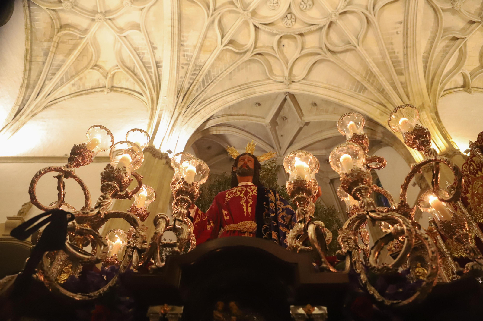 Fotos del Lunes Santo en Tarifa: El huerto y Nuestra Madre de Dios y del Rosario