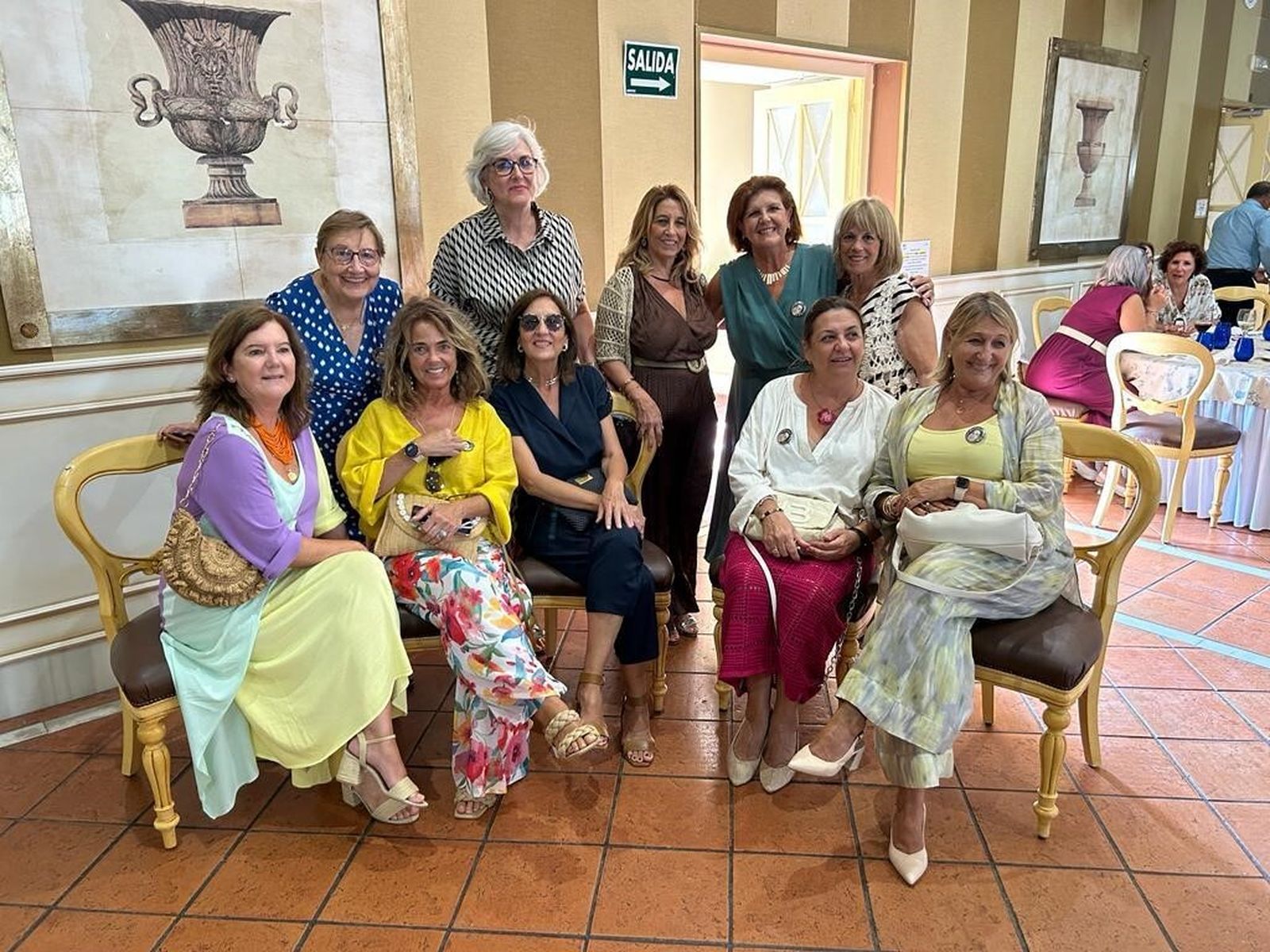 María José Guilloto, Lale Cerezo, Paqui Cea, Lupe Carrero, Rocío Fernández, Mar Mey, Carmen Arjona, Carmen Gómez, Ángela Gutiérrez y Marisa Ulibarri.
