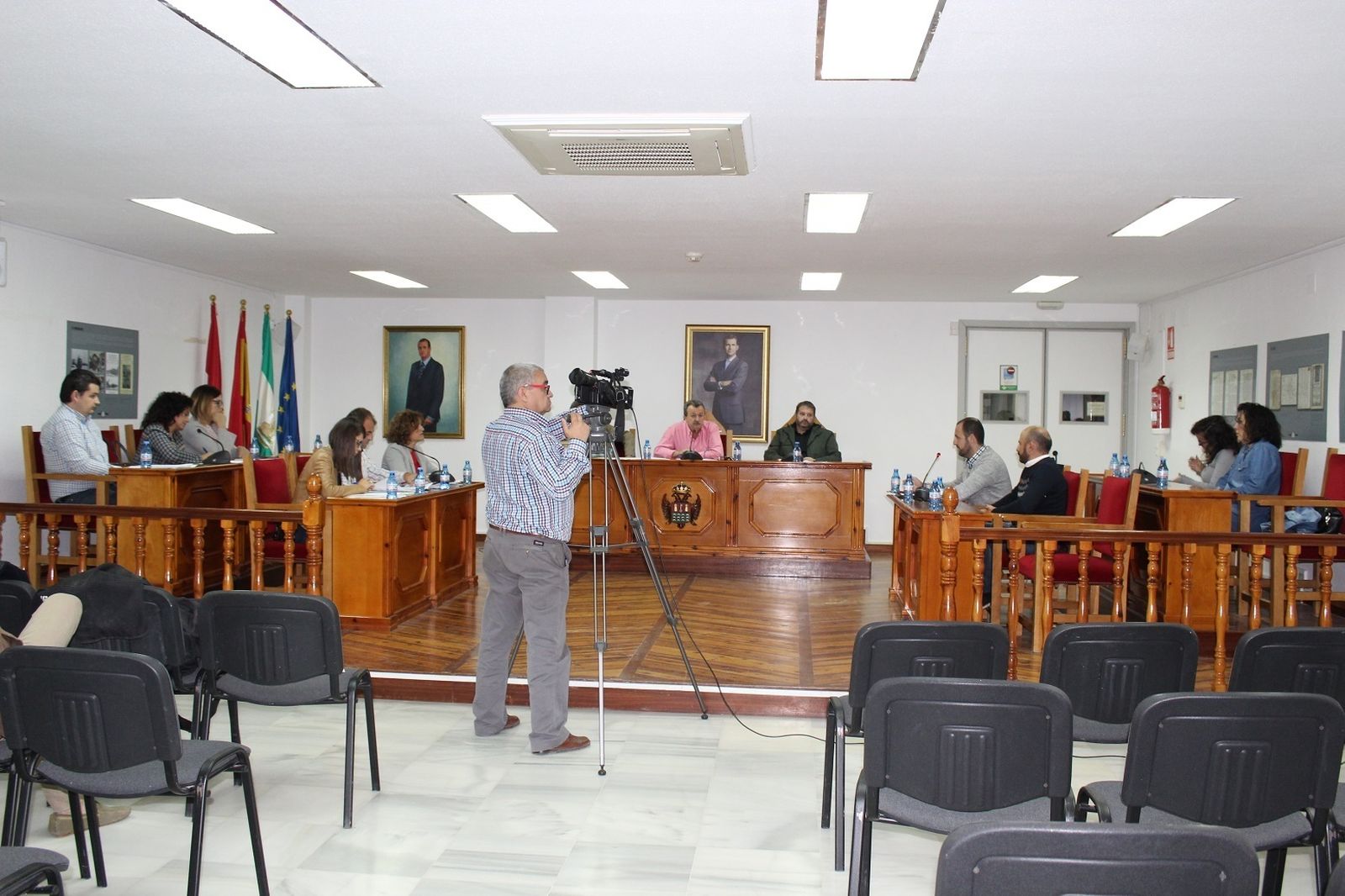 Momento de la sesión plenaria celebrada hace unos días en el Ayuntamiento de la localidad levantina.
