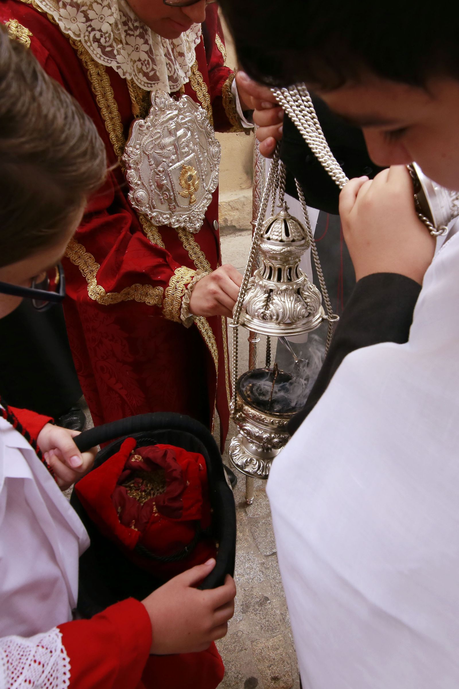 Imágenes de la procesión del Corpus de Minerva 2019
