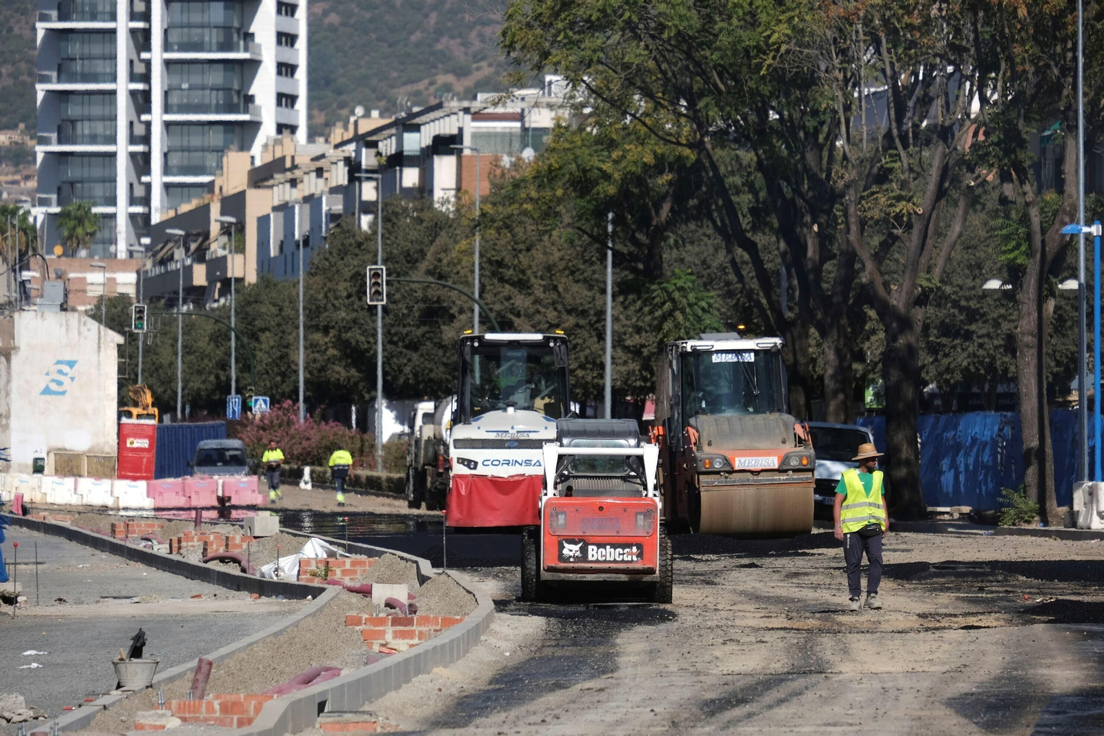 Las obras de la avenida de Trassierra, en imágenes