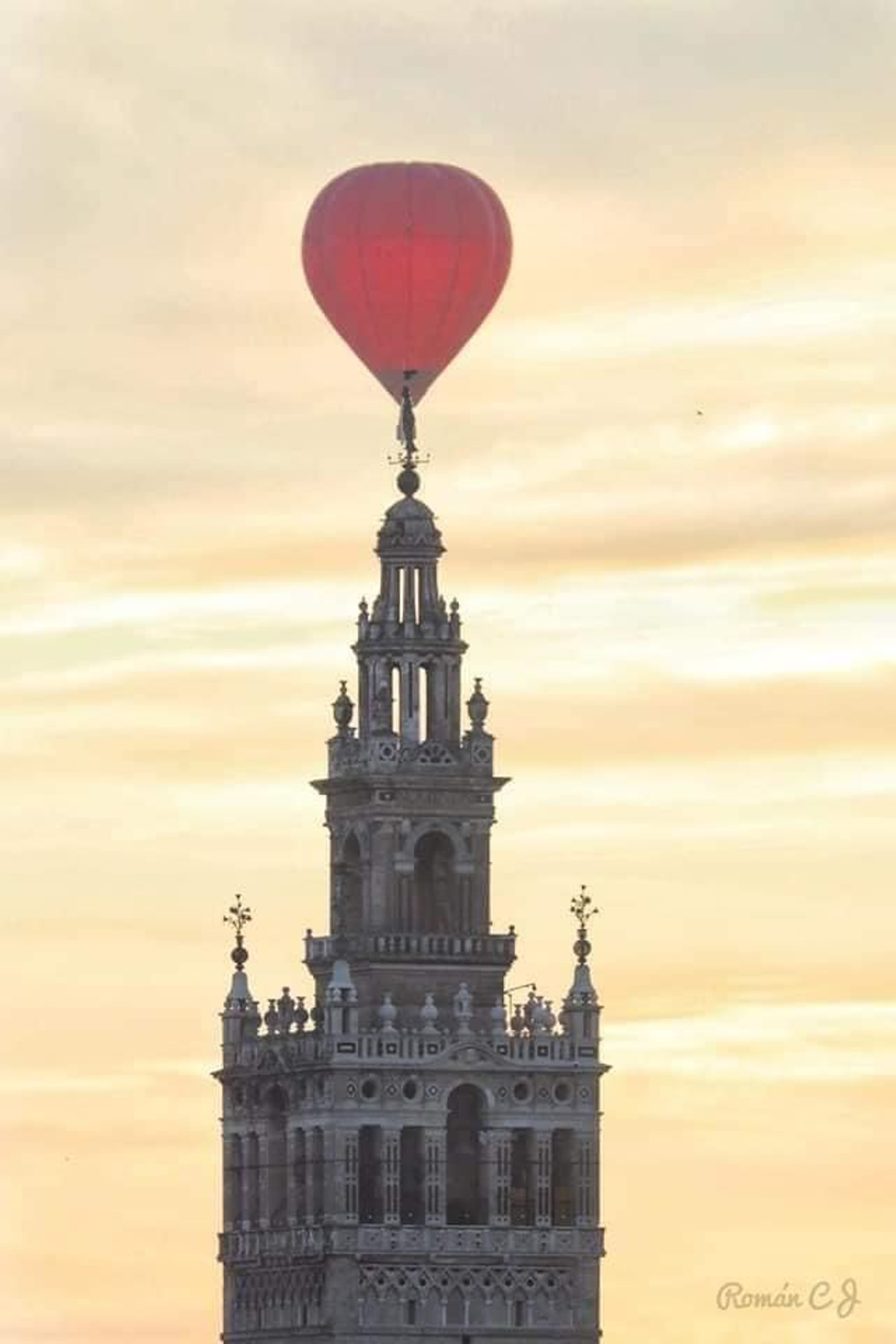 Imágenes del vuelo de los Reyes Magos