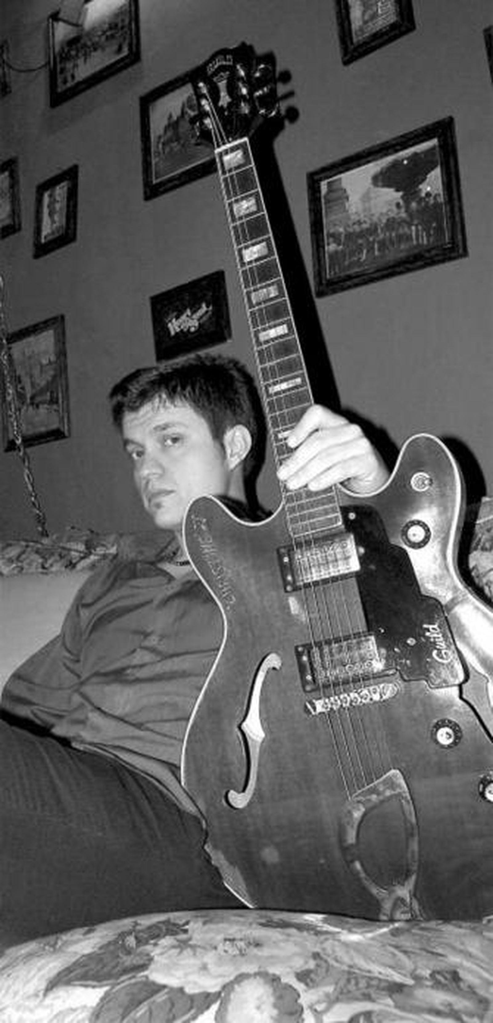 El guitarrista portuense Pepe Delgado.