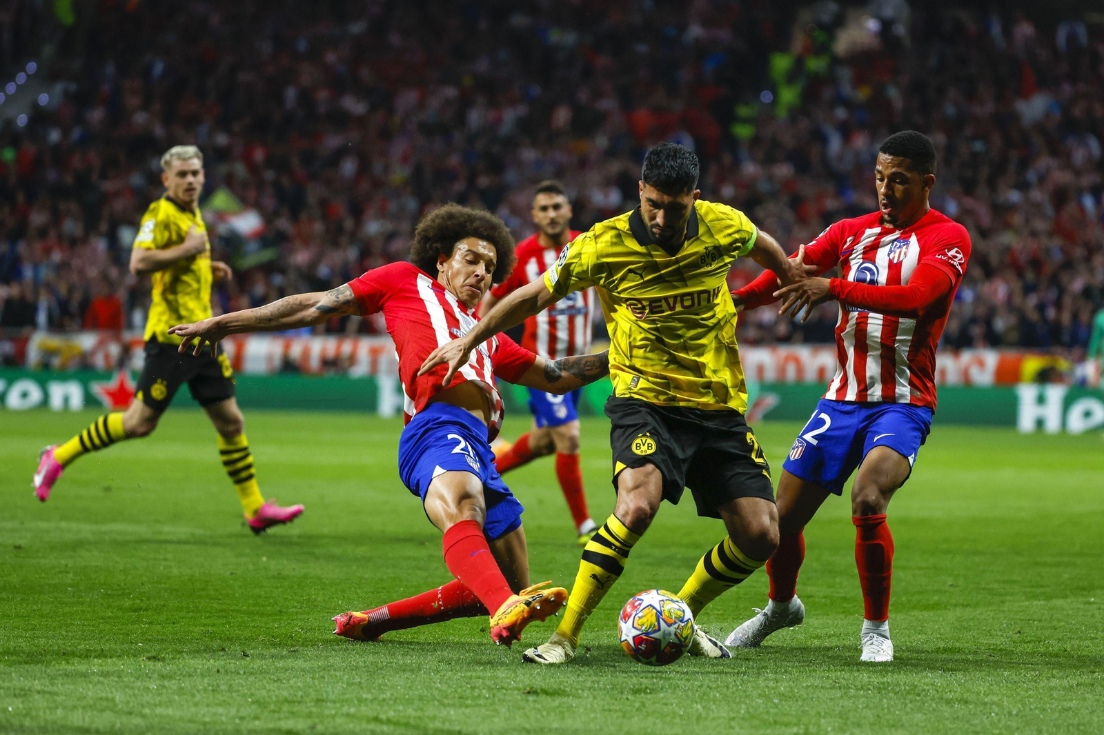 El Atlético de Madrid - Borussia Dortmund, en fotos