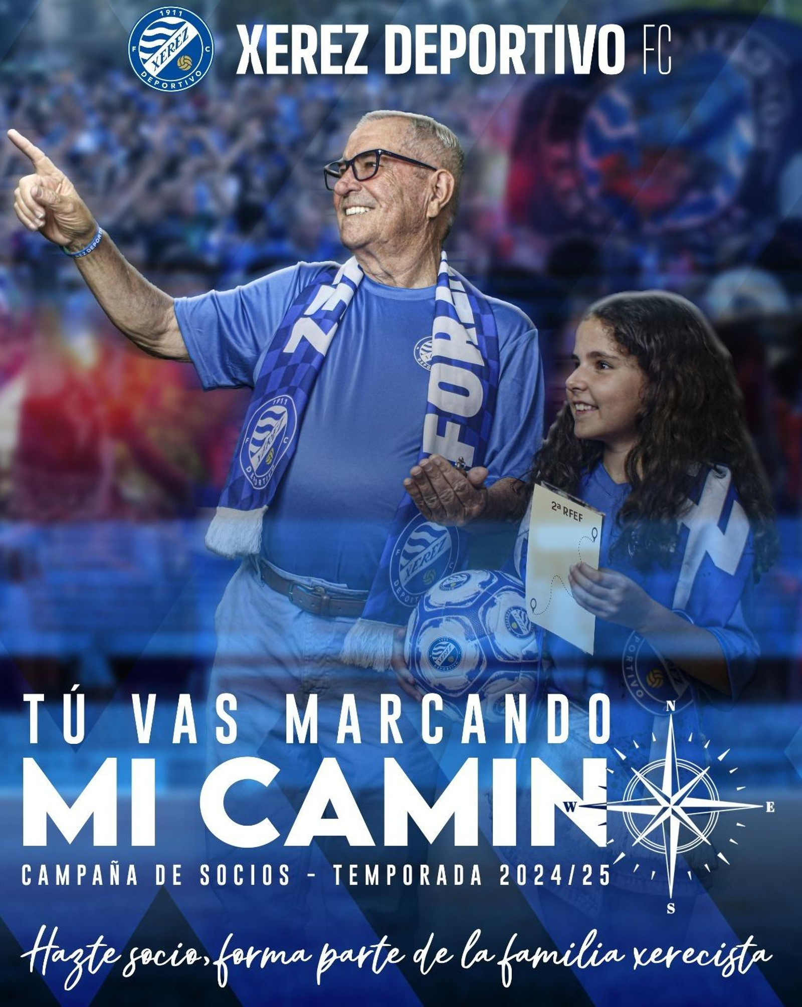 Cartel de la campaña de abonados del Xerez DFC