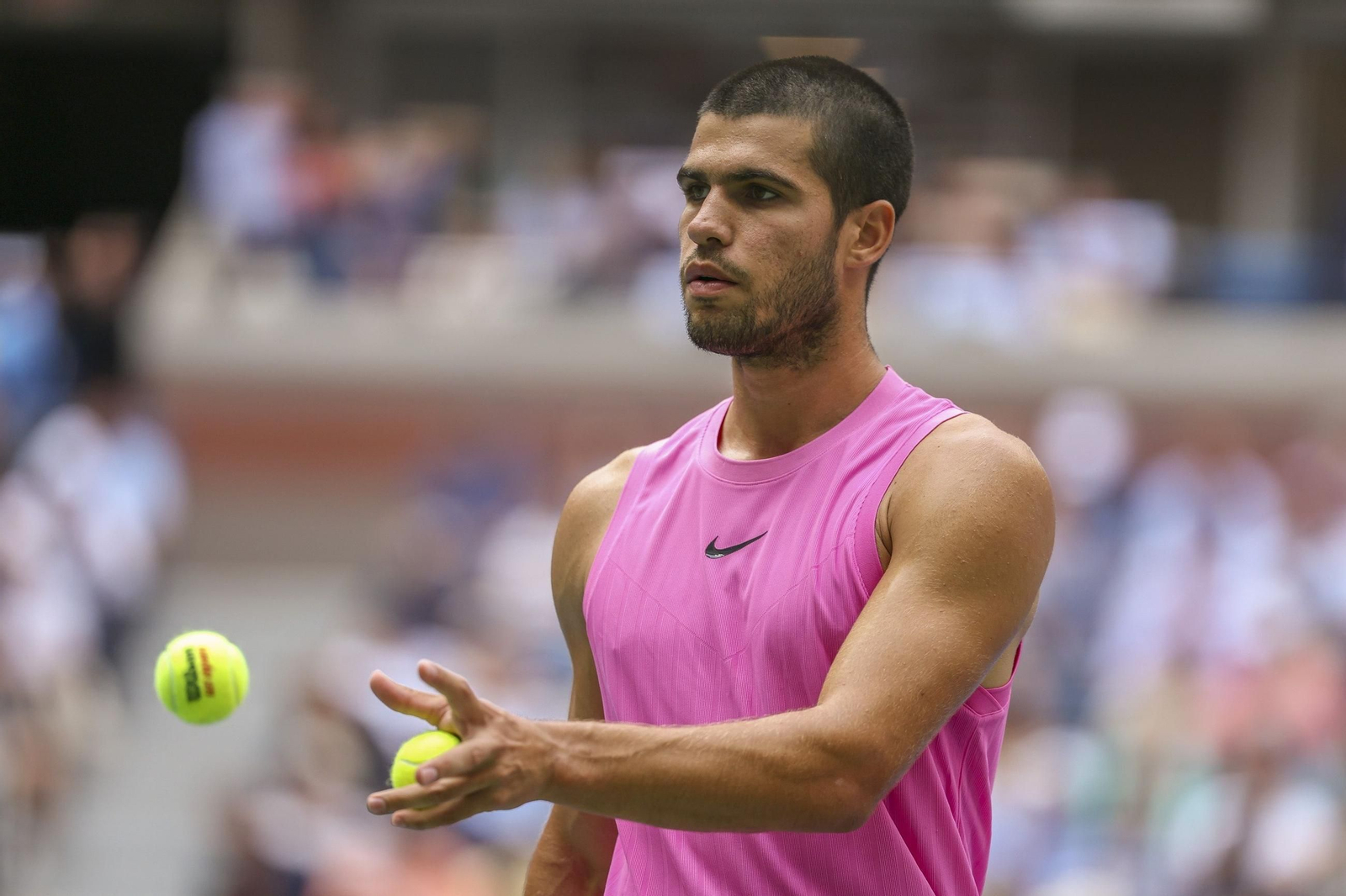 Las fotos del pase a la final de Alcaraz ante Djokovic
