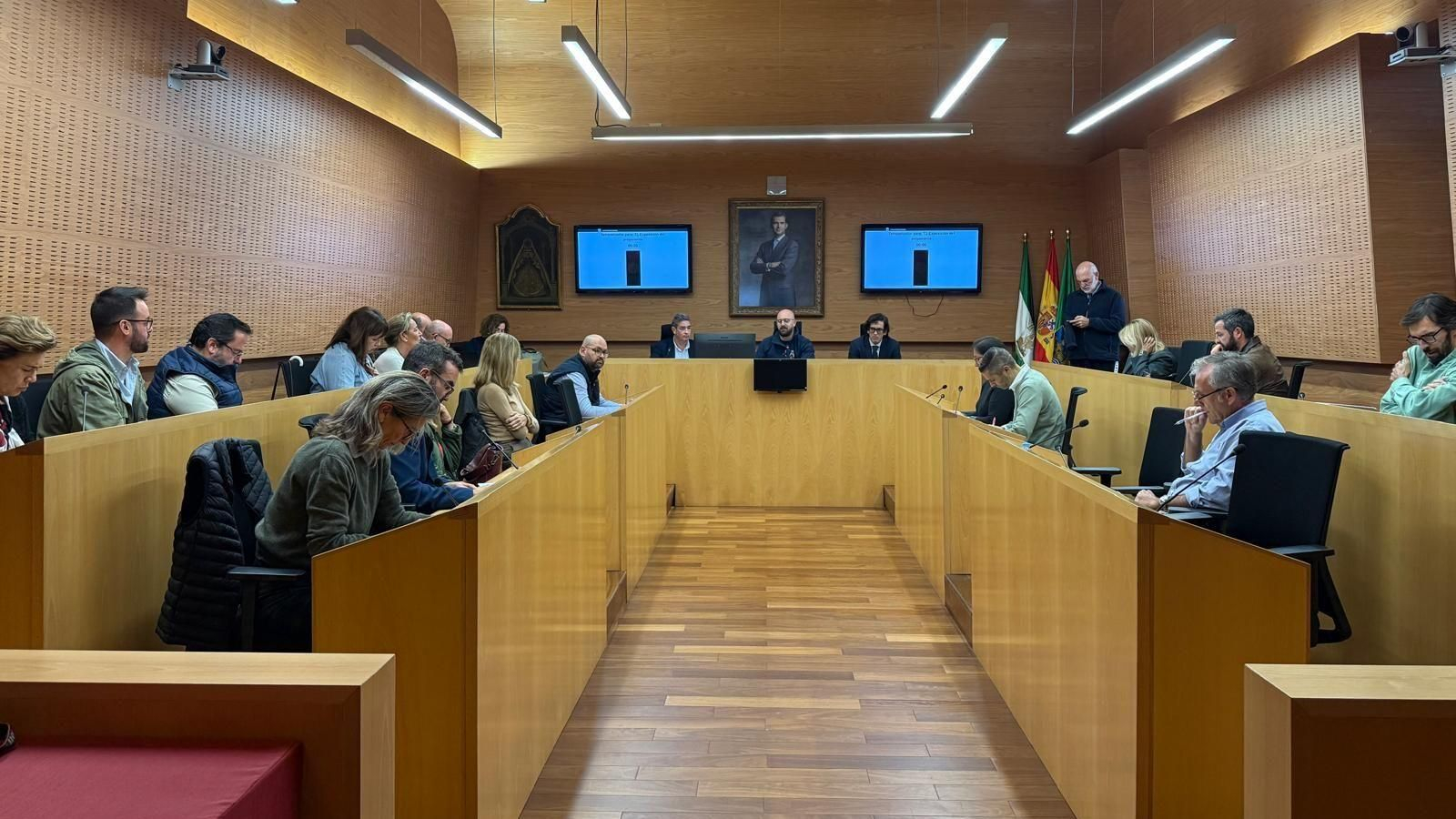 Una imagen del pleno de este lunes.