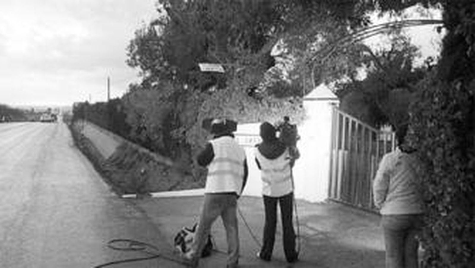 Finca donde permanecieron las personas secuestradas.