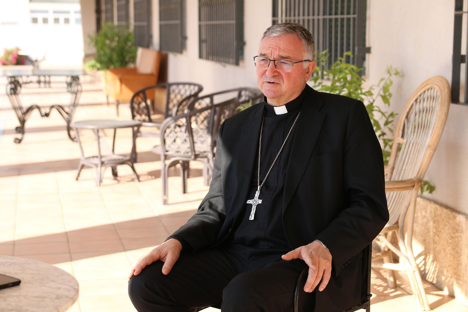 Imagen de archivo de una entrevista realizada a Gómez Cantero.