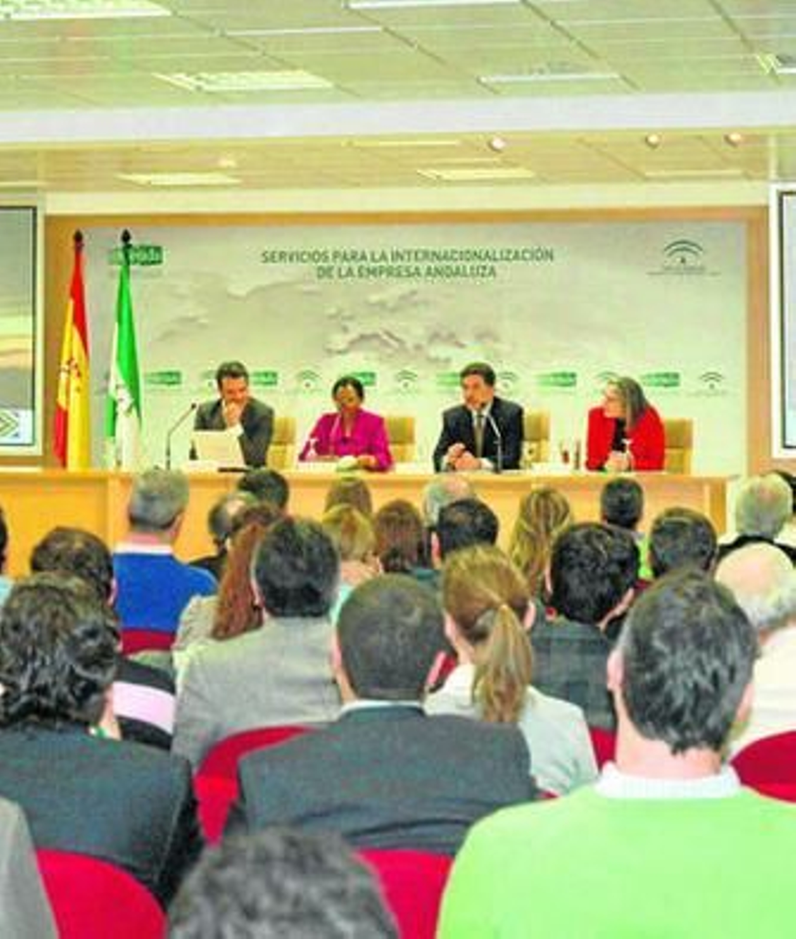 Un instante de la jornada celebrada en la sede de Extenda.