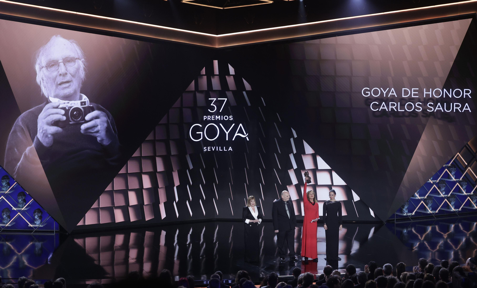 la entrega de los Goyas