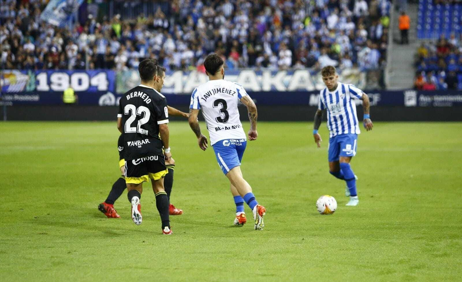 El Málaga CF - Real Zaragoza, en fotos