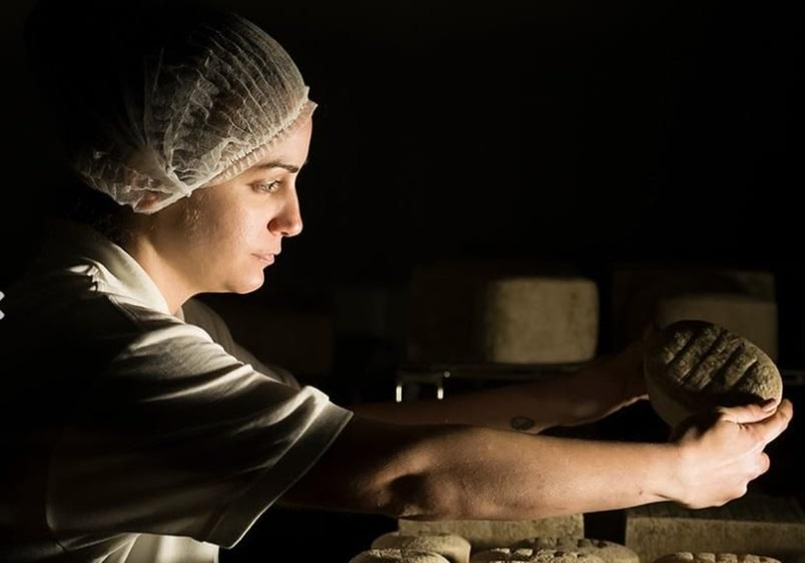 La producción artesana de 'Quesos y besos'.